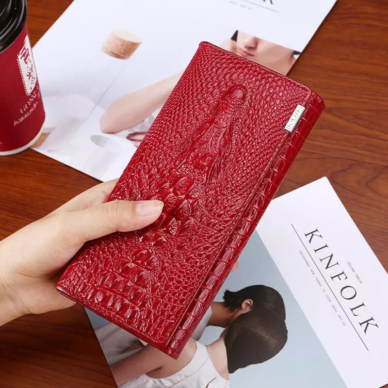Madison™ Estilo | Portefeuille RFID avec Relief Élégant