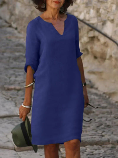 Josette | Robe élégante décolletée en V