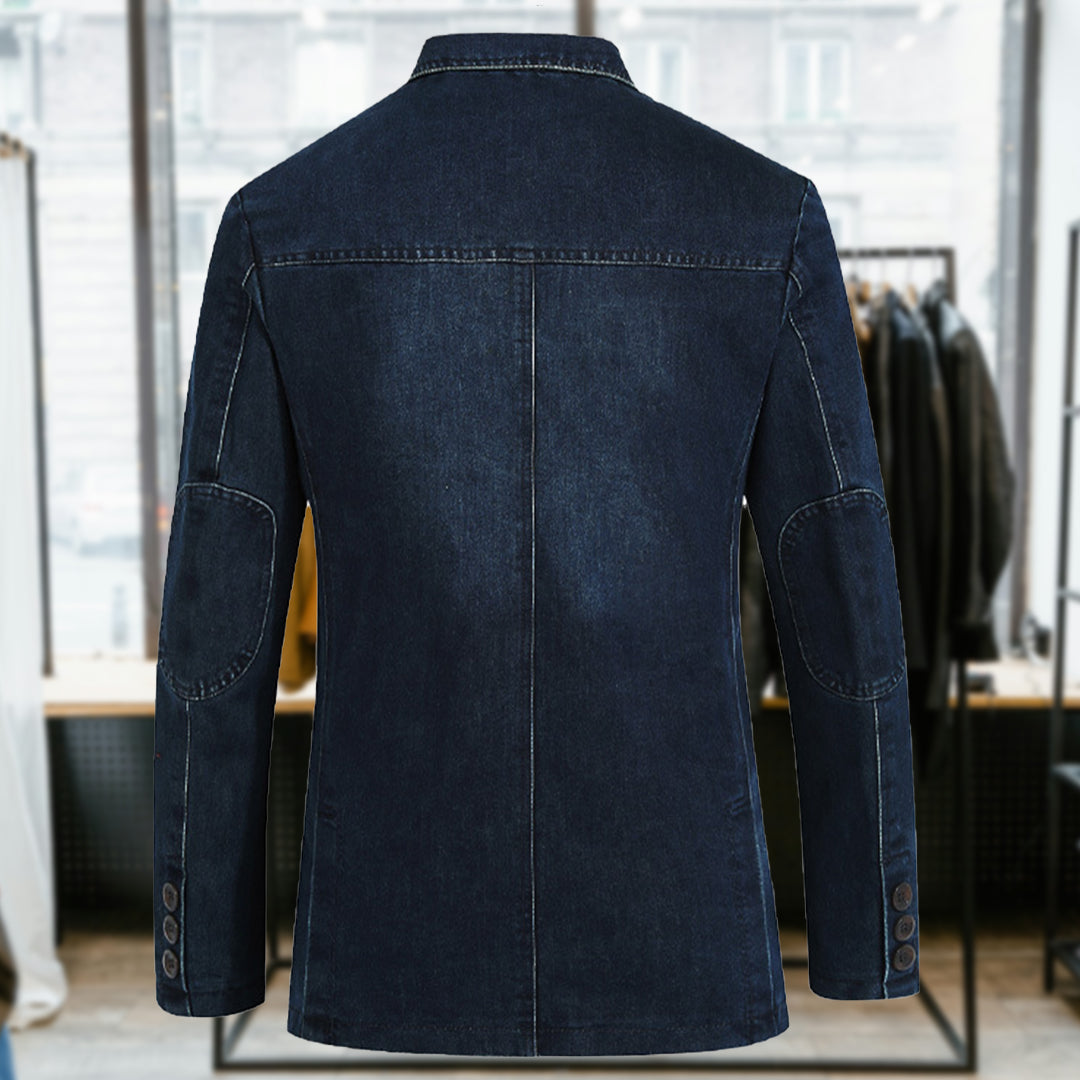 BIAGIO™ | Blazer homme 3 boutons en denim