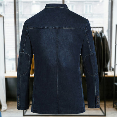 BIAGIO™ | Blazer homme 3 boutons en denim