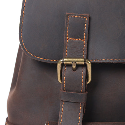 FLAM | Sac à Dos en Cuir avec Cordon