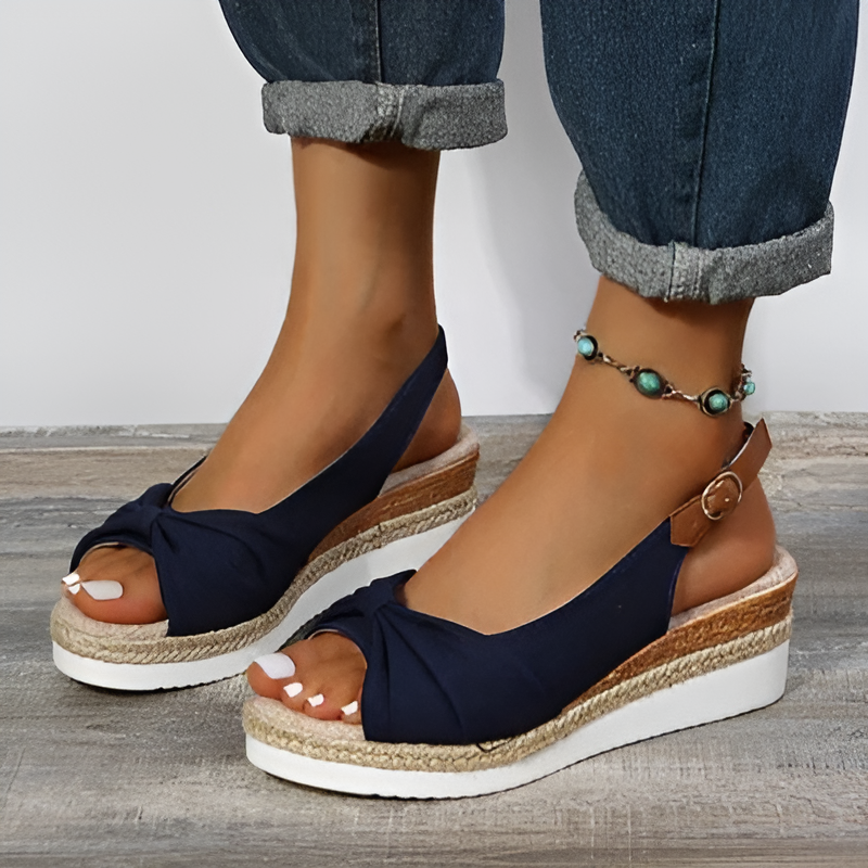 Alina - Sandales Ergonomiques avec Nœud