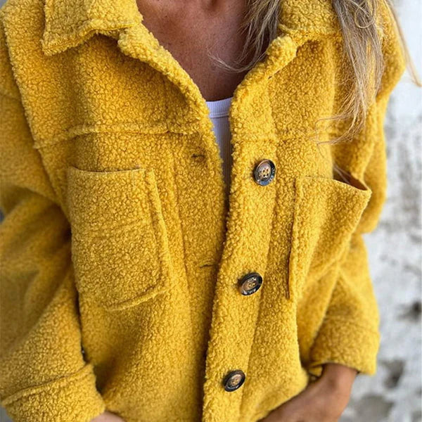 Dion™ | Veste courte en laine avec revers