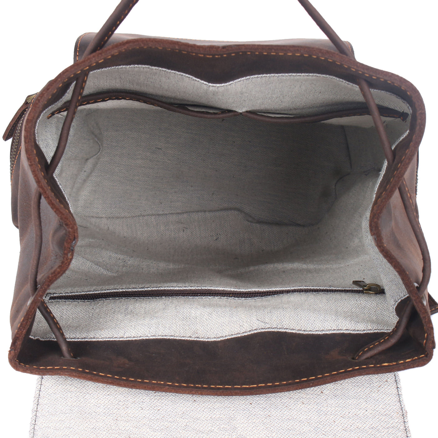FLAM | Sac à Dos en Cuir avec Cordon