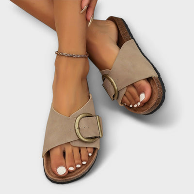 Mirano | Sandales à glissière avec boucle élégante