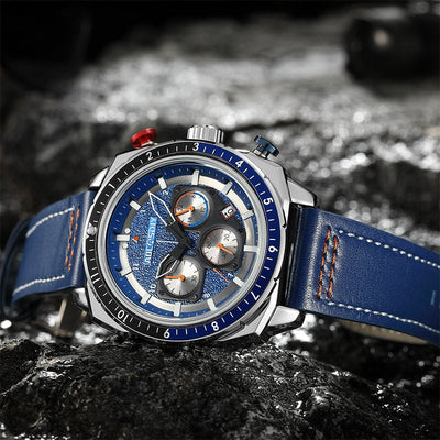 Montre de Sport Chronographe Luxe Quartz