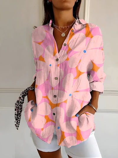 Avril™ | Blouse Chic avec Imprimés Fantaisistes