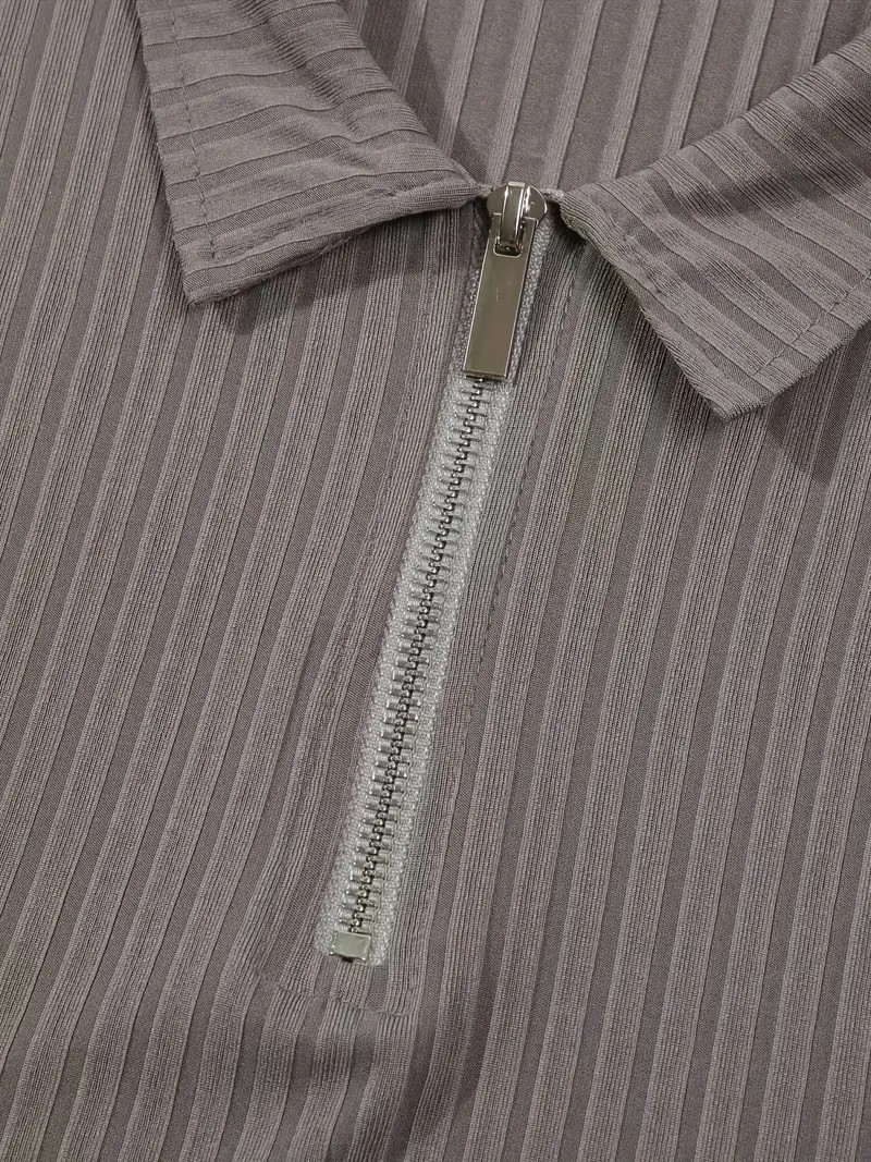 Llario - Pull Côtelé avec Zip