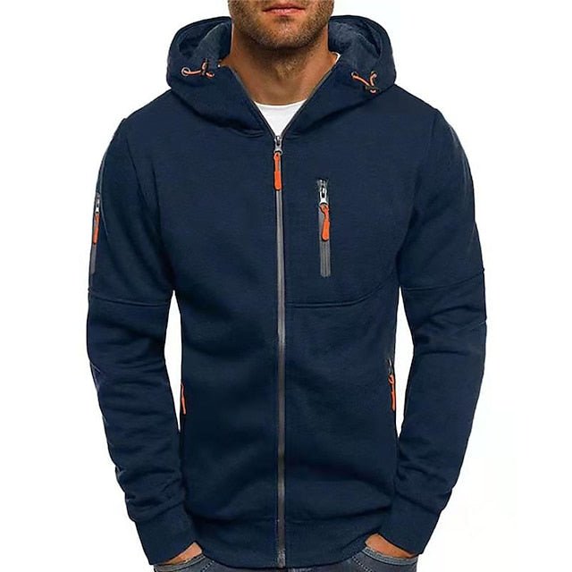Oliver | Hoodie à zip urbain