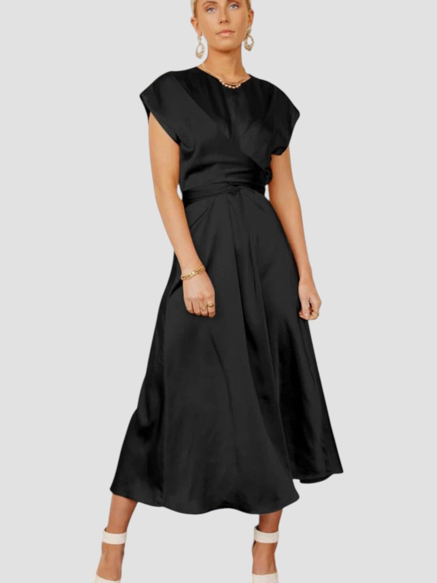 Claire | Robe Midi Élégante