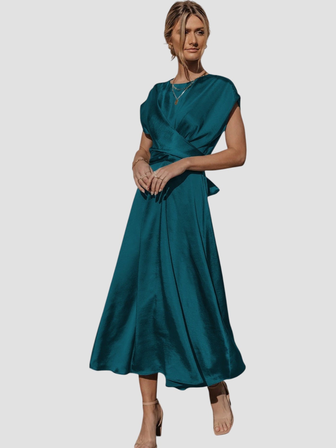 Claire | Robe Midi Élégante