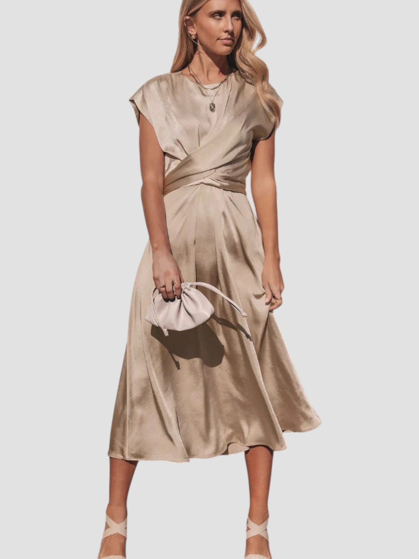 Claire | Robe Midi Élégante