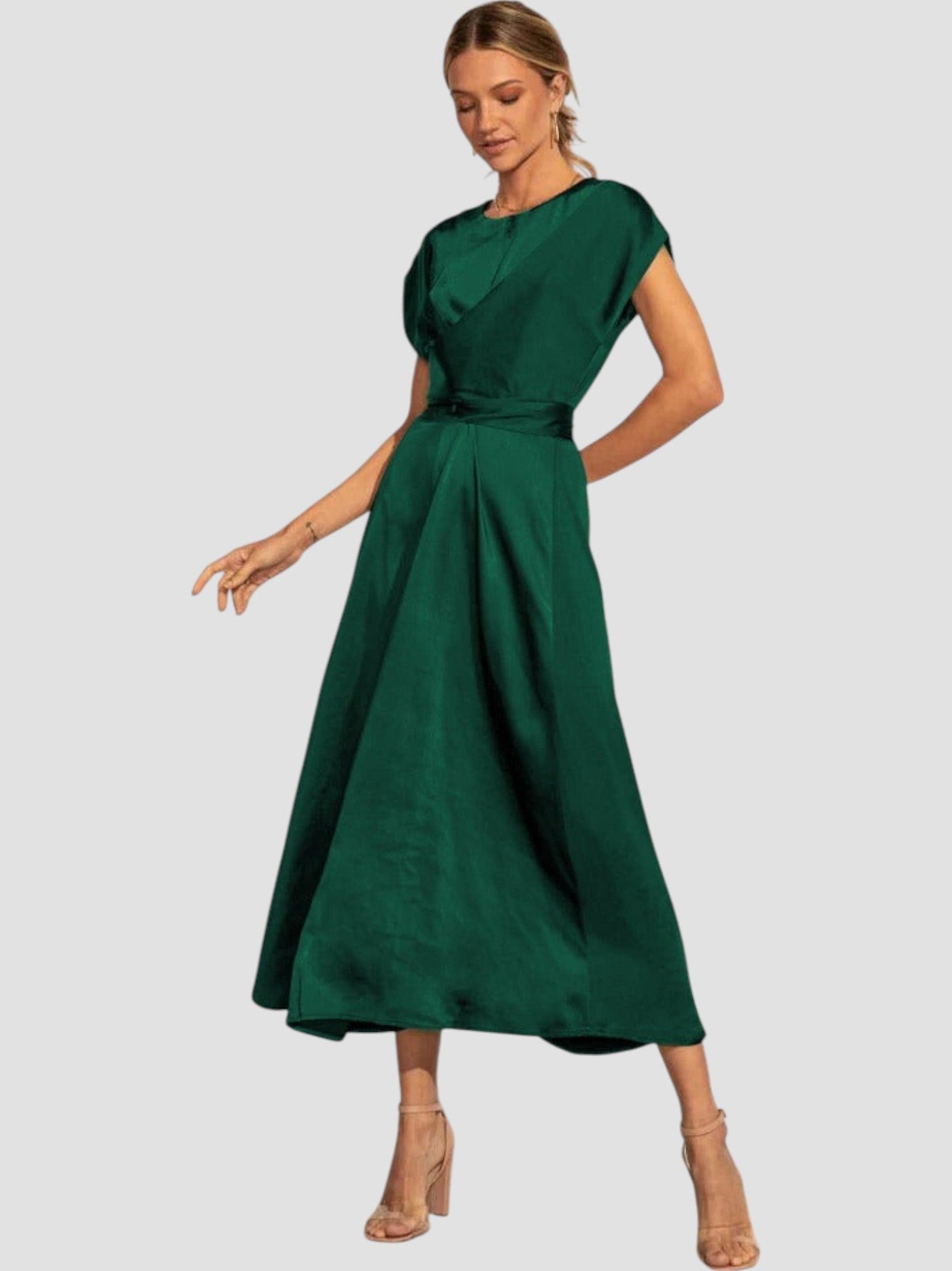 Claire | Robe Midi Élégante