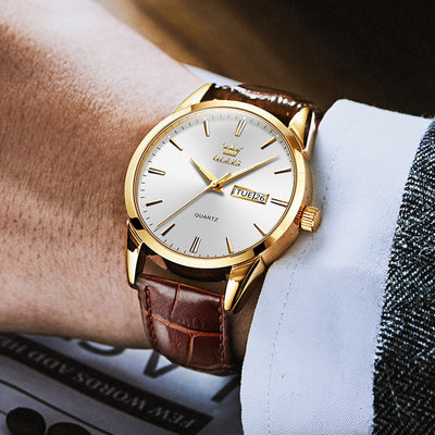 Montre de Luxe en Cuir pour Affaires